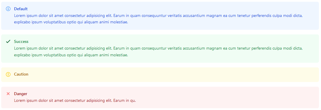 Exempel på alert